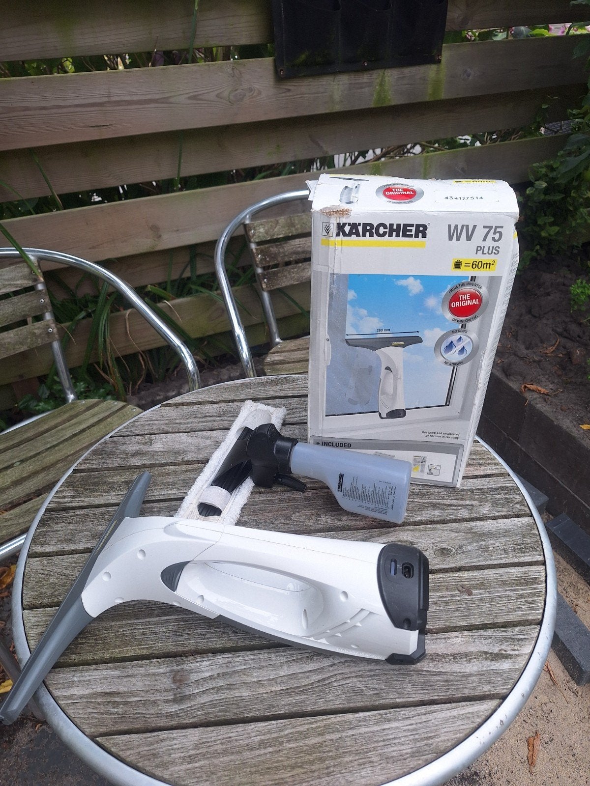 Kärcher WV 75 Plus raamwisser (adapter mist), Ophalen