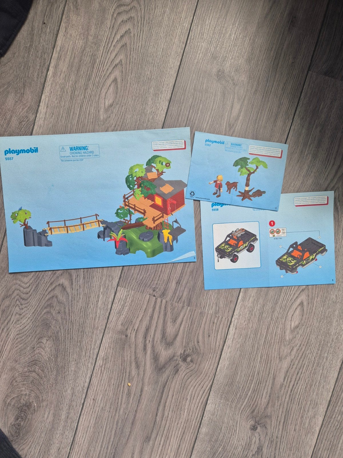 Playmobil boomhut, ranger met hond en rangers in auto, Ophalen of Verzenden