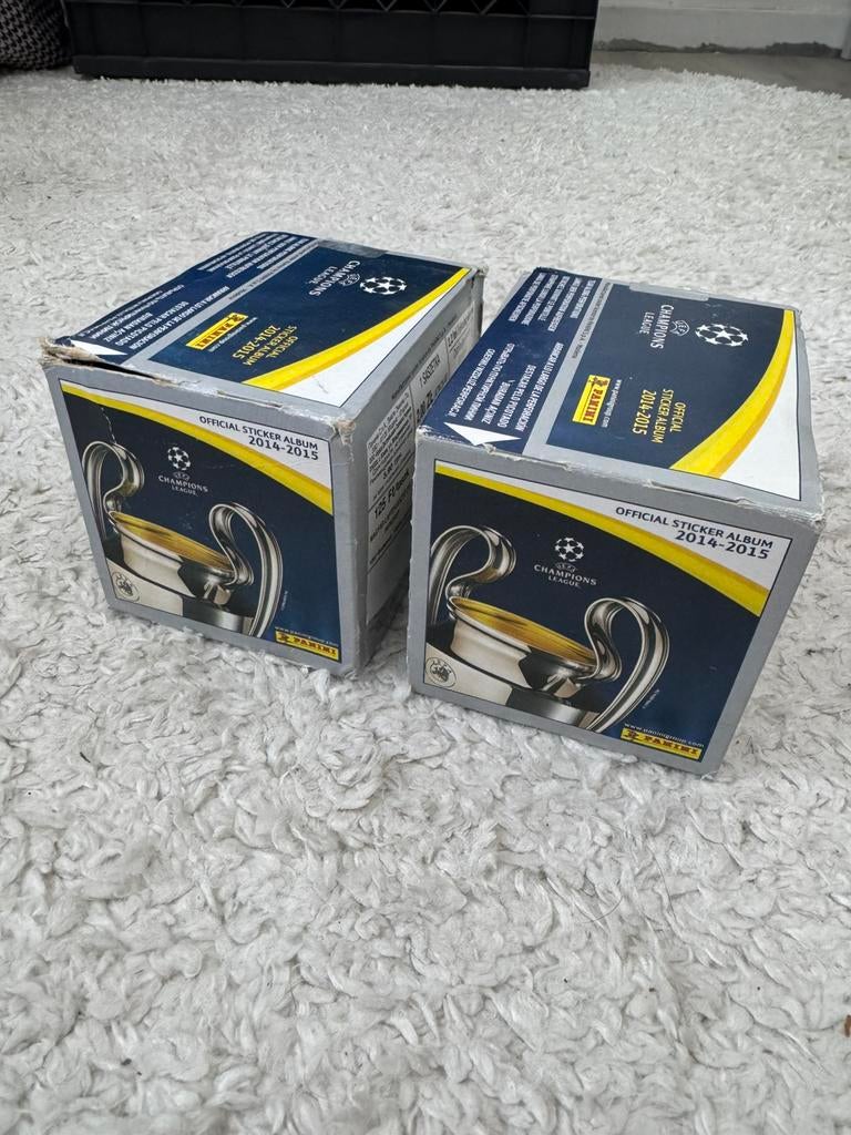 2x Sealed Box Panini Champions League 14/15, Ophalen of Verzenden, Zo goed als nieuw, Meerdere stickers