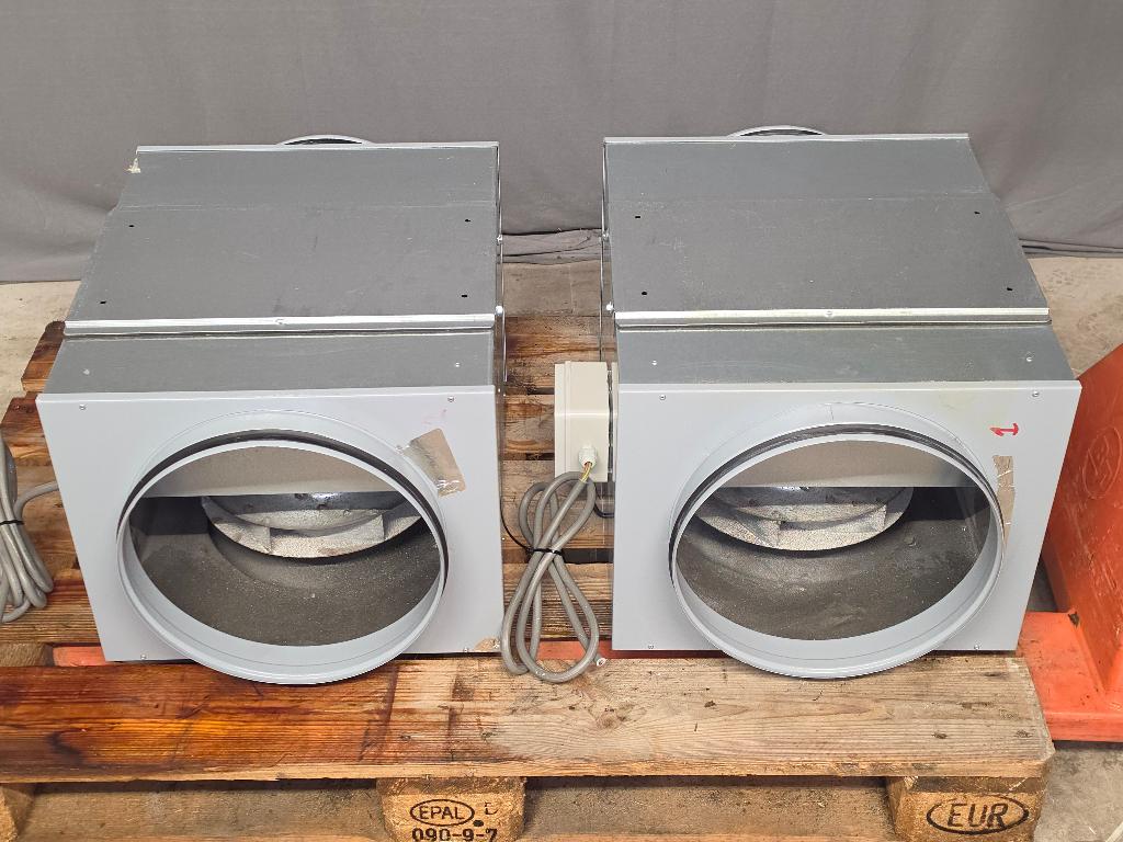 2x Itho Boxvent MBX 315 ventilatiebox Ø300 mm 1.550 m³/u, Ophalen, Gebruikt, Ventilator