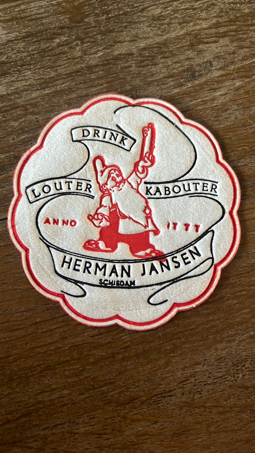 Drink louter kabouter druppelvanger Herman Jansen, Verzamelen, Ophalen of Verzenden, Zo goed als nieuw, Gebruiksvoorwerp