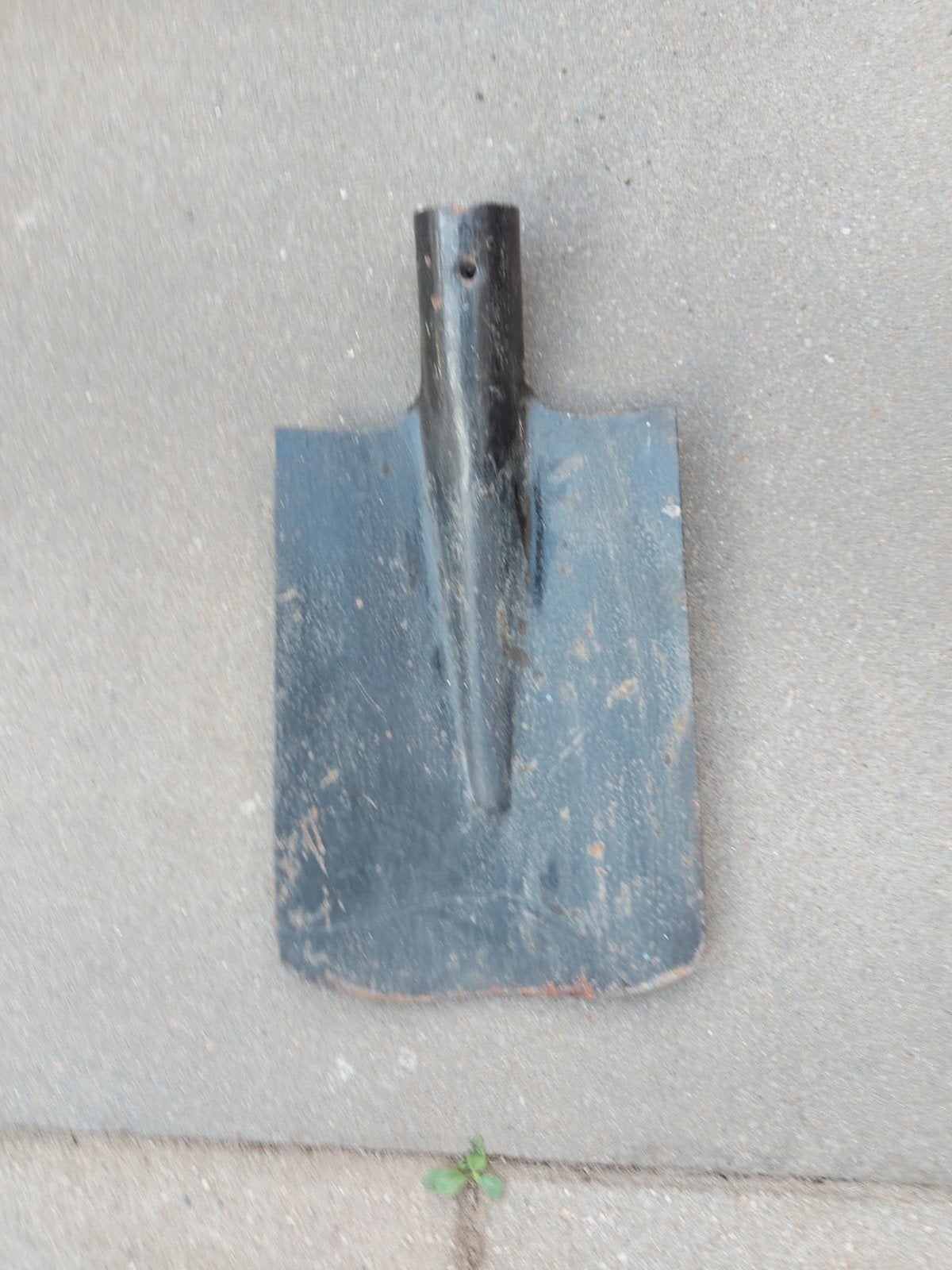 Steekschep zonder steel niet veel gebruikt, Tuin en Terras, Ophalen of Verzenden, Gebruikt, Schop