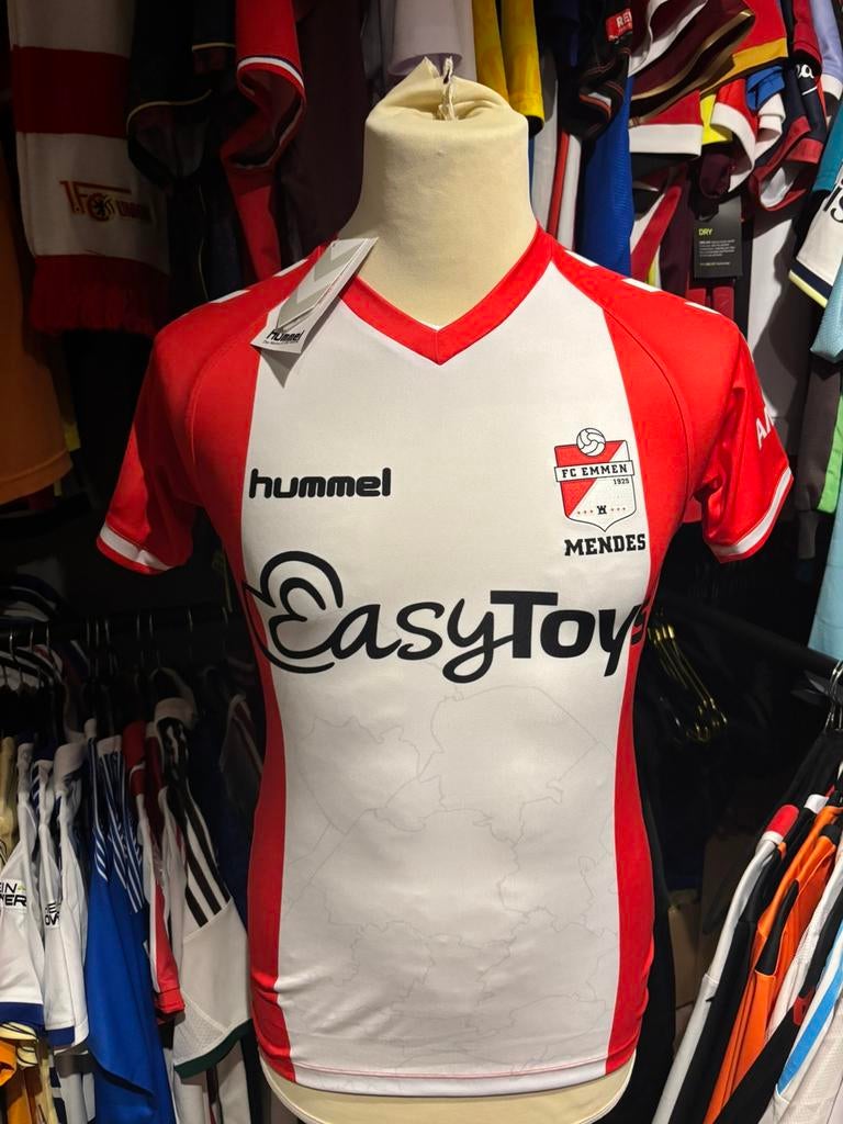 Gesigneerd FC Emmen shirt Rui Mendes, Sport en Fitness, Voetbal, Ophalen of Verzenden, Shirt
