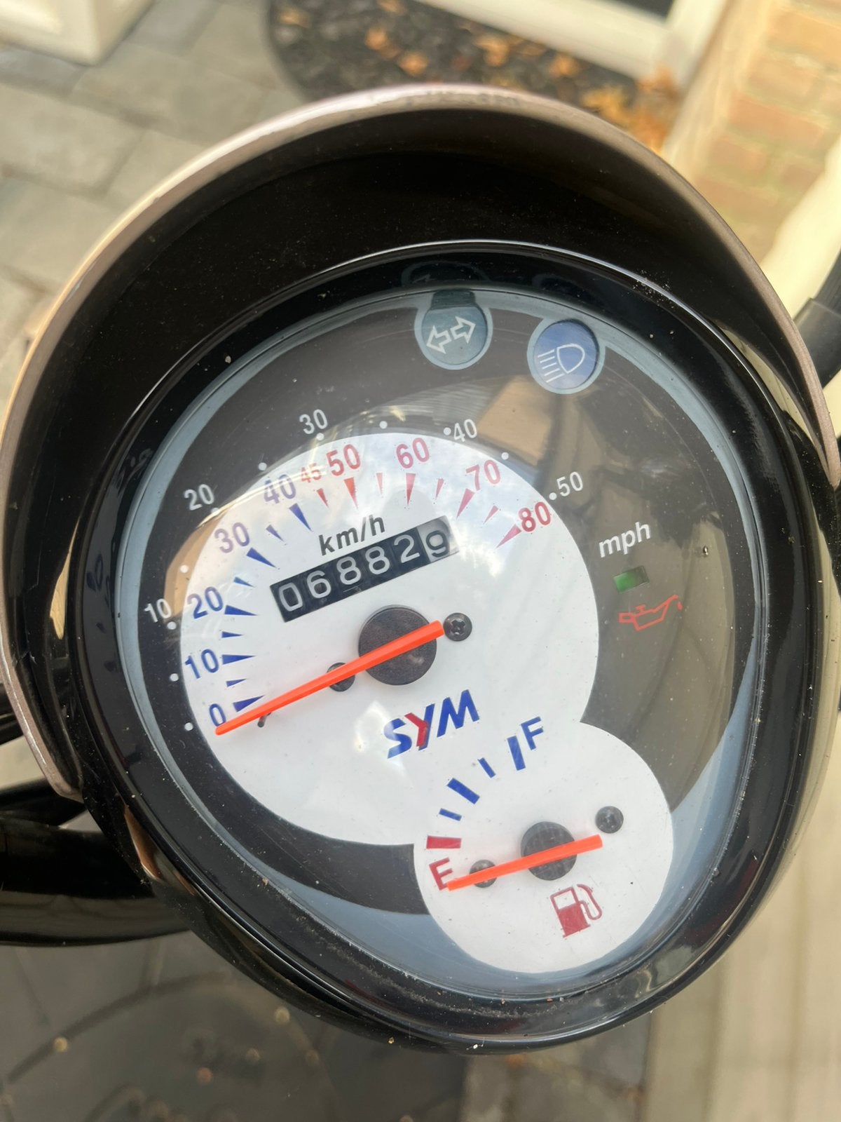 Sym mio 50, Fietsen en Brommers, Scooters | SYM, Gebruikt, Benzine, 50 cc, Maximaal 25 km/u