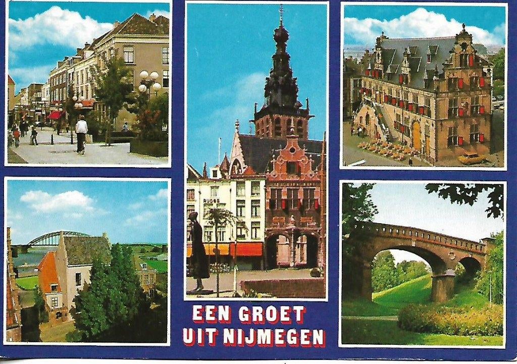 Nijmegen- -5-luik., Verzenden, 1980 tot heden, Gelopen, Gelderland