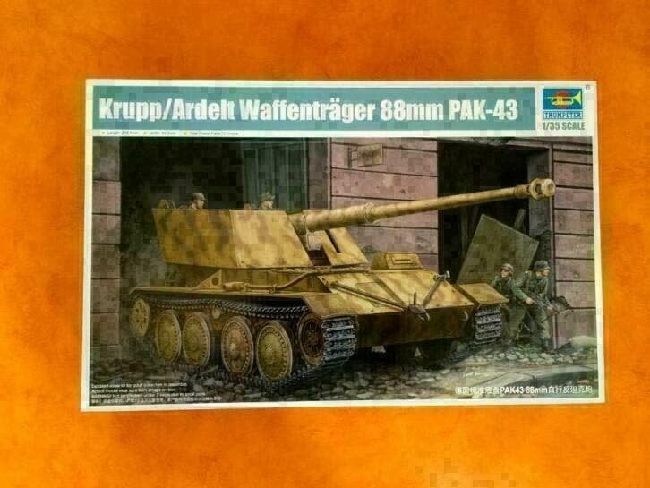 trumpeter 1587 Krupp/Ardelt Waffentrager 88mm  1/35, Ophalen of Verzenden, Nieuw, 1:32 tot 1:50, Italeri