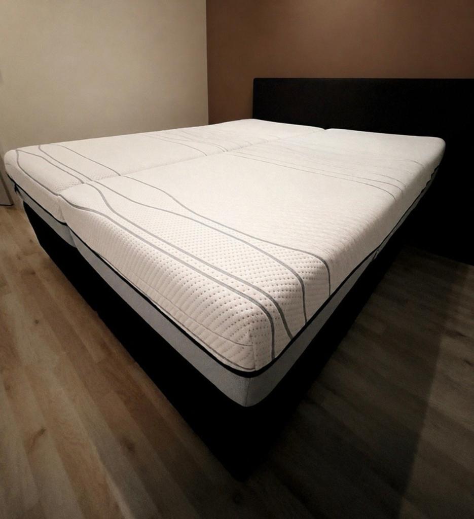 Zgan MLine Slowmotion Hybrid 5 en 6 pas 1 jaar oud 180x200cm, Ophalen, Tweepersoons, Zo goed als nieuw, Matras