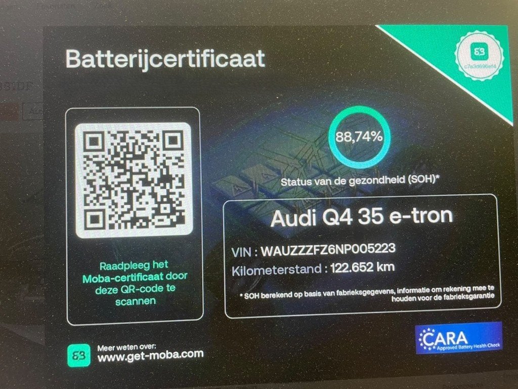 Audi Q4 E-TRON 35 Launch edition Advanced 55 kWh - Digitaal, Auto's, Achterwielaandrijving, 33 min, 170 pk, Zilver of Grijs