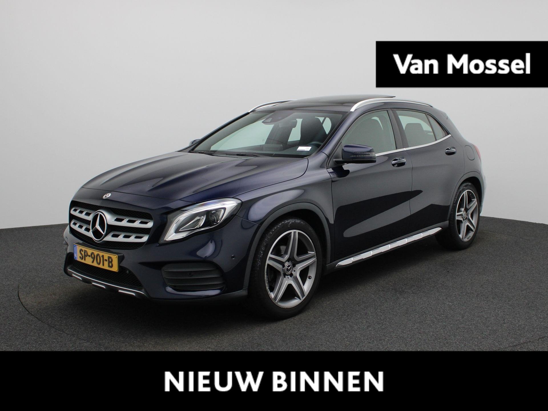 Mercedes-Benz GLA-klasse 180 Business Solution AMG | Panoram, 12 maanden, Gebruikt, 4 cilinders, Blauw