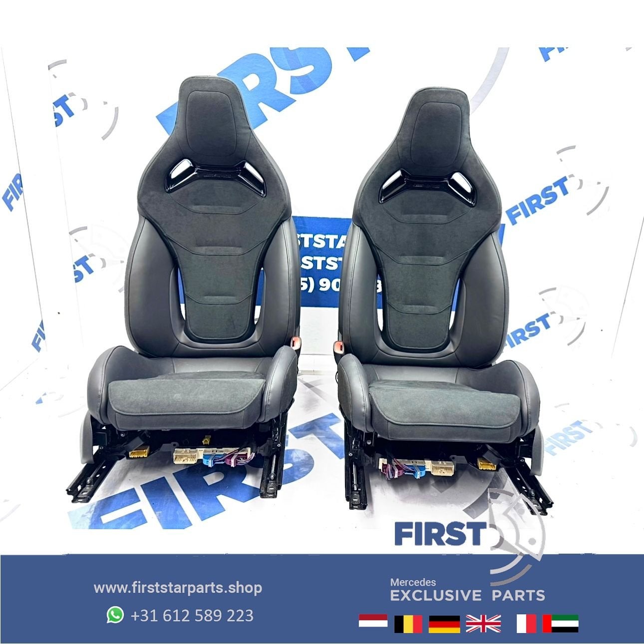 W206 C63 AMG KUIPSTOELEN SET C63s E PERFORMANCE S206 STOELEN, Gebruikt, -, Ophalen of Verzenden, -