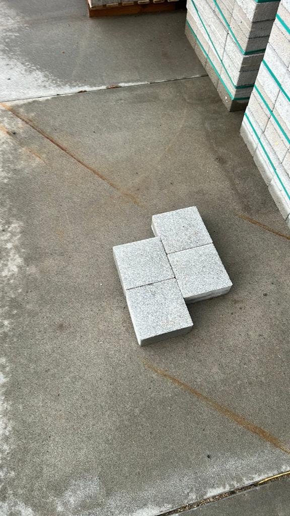 Betonklinker Grijs 20x20x8, Klinkers, Nieuw, Ophalen of Verzenden, 10 m² of meer