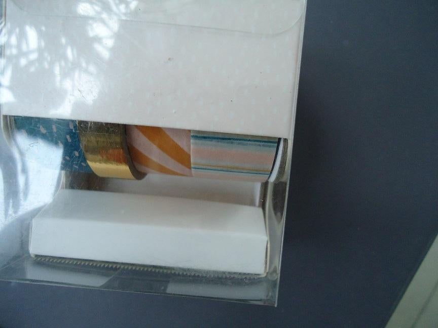 4 rolletjes sierplakband ,, Ophalen of Verzenden, Nieuw