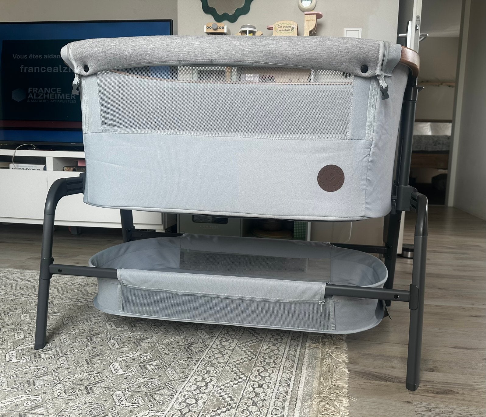 Maxi-Cosi Iora Baby Co-Sleeper – Essential Grey, Ophalen, Zo goed als nieuw