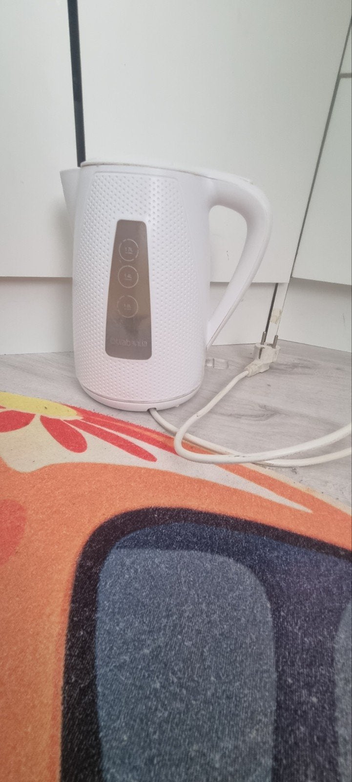 Brabantia waterkoker 1.7L - Wit, 1 tot 2 liter, Ophalen, Gebruikt