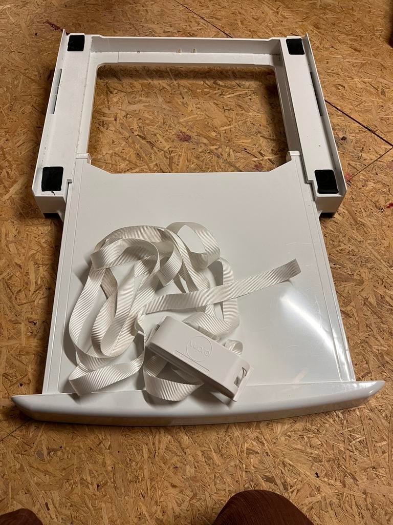Stapelkit wasmachine met uitschuif plank, Witgoed en Apparatuur, Onderdelen en Toebehoren, Ophalen of Verzenden, Zo goed als nieuw