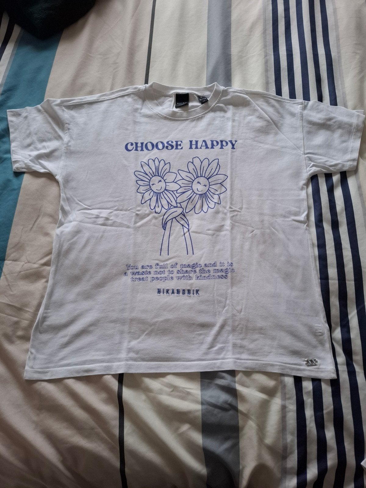 Nik & Nik T-shirt maat 176 - Zo goed als nieuw, Meisje, Ophalen of Verzenden, Zo goed als nieuw, Shirt of Longsleeve