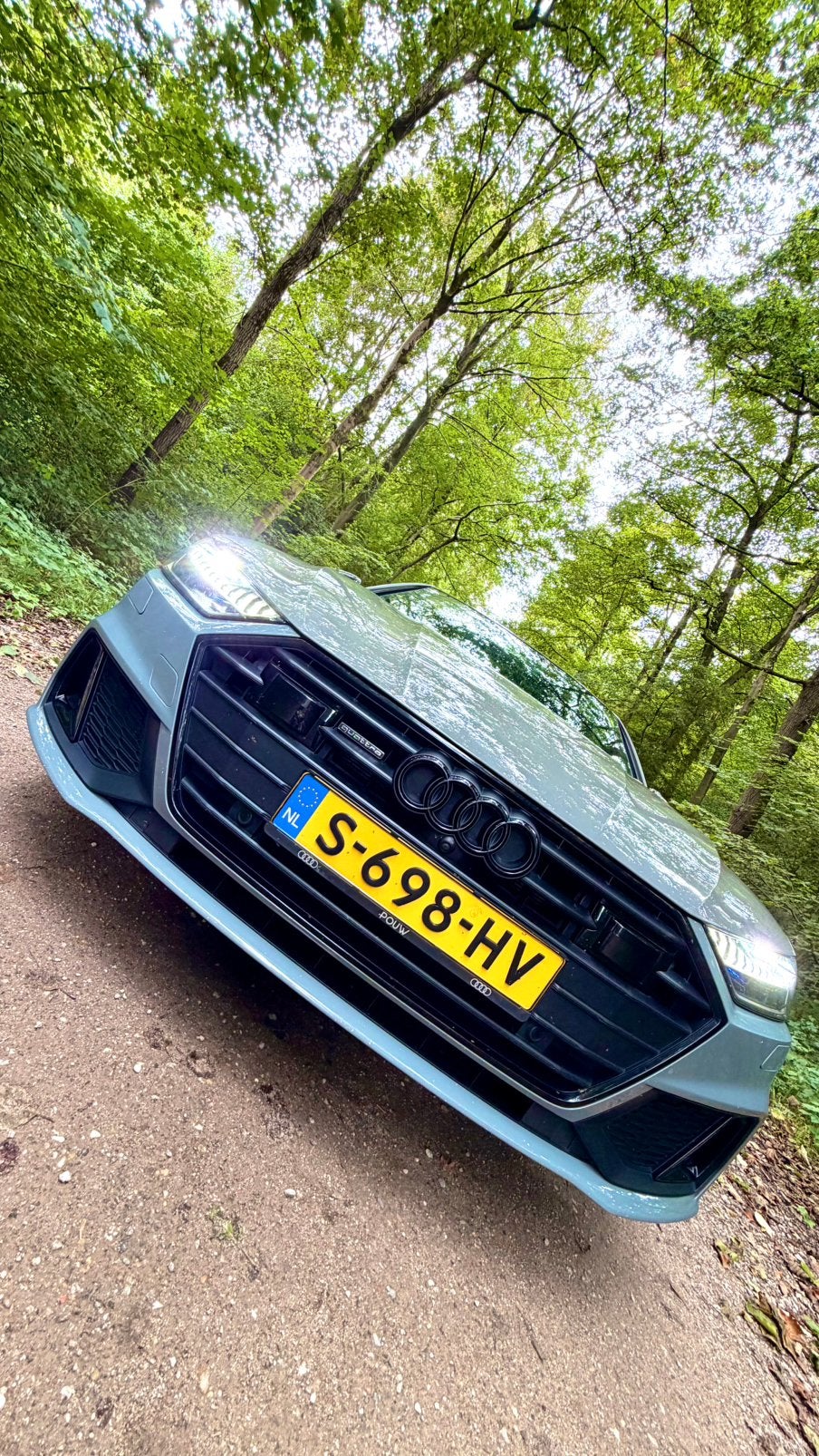 Audi A7 55 Tfsi e Quattro 450pk S Tronic 2020 Nardo, Auto's, Audi, Plug-in hybride, Vierwielaandrijving, 129 €/maand, Te koop