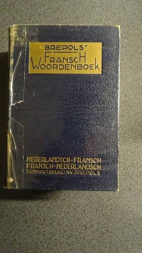 Brepols Fransch Woordenboek, 1942, Ophalen of Verzenden, Gelezen, Overige uitgevers