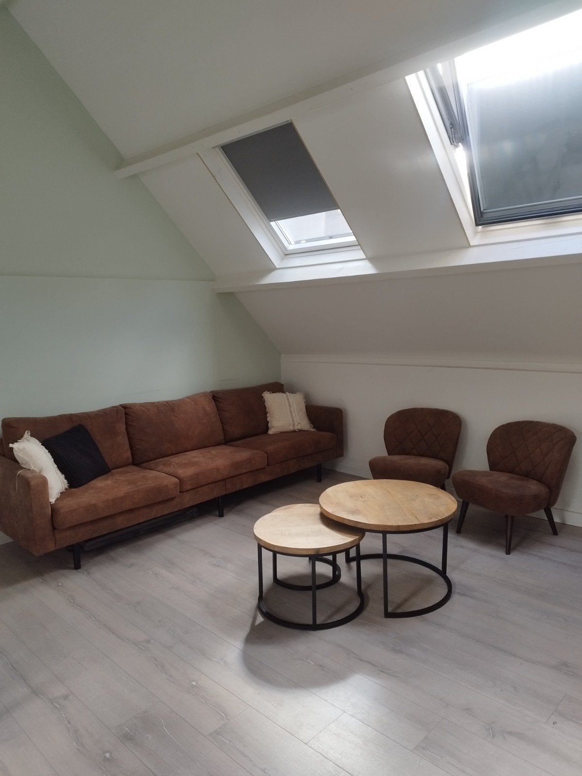 Vita retro look fauteuils. Setprijs, Ophalen, Twee, Zo goed als nieuw, Stof