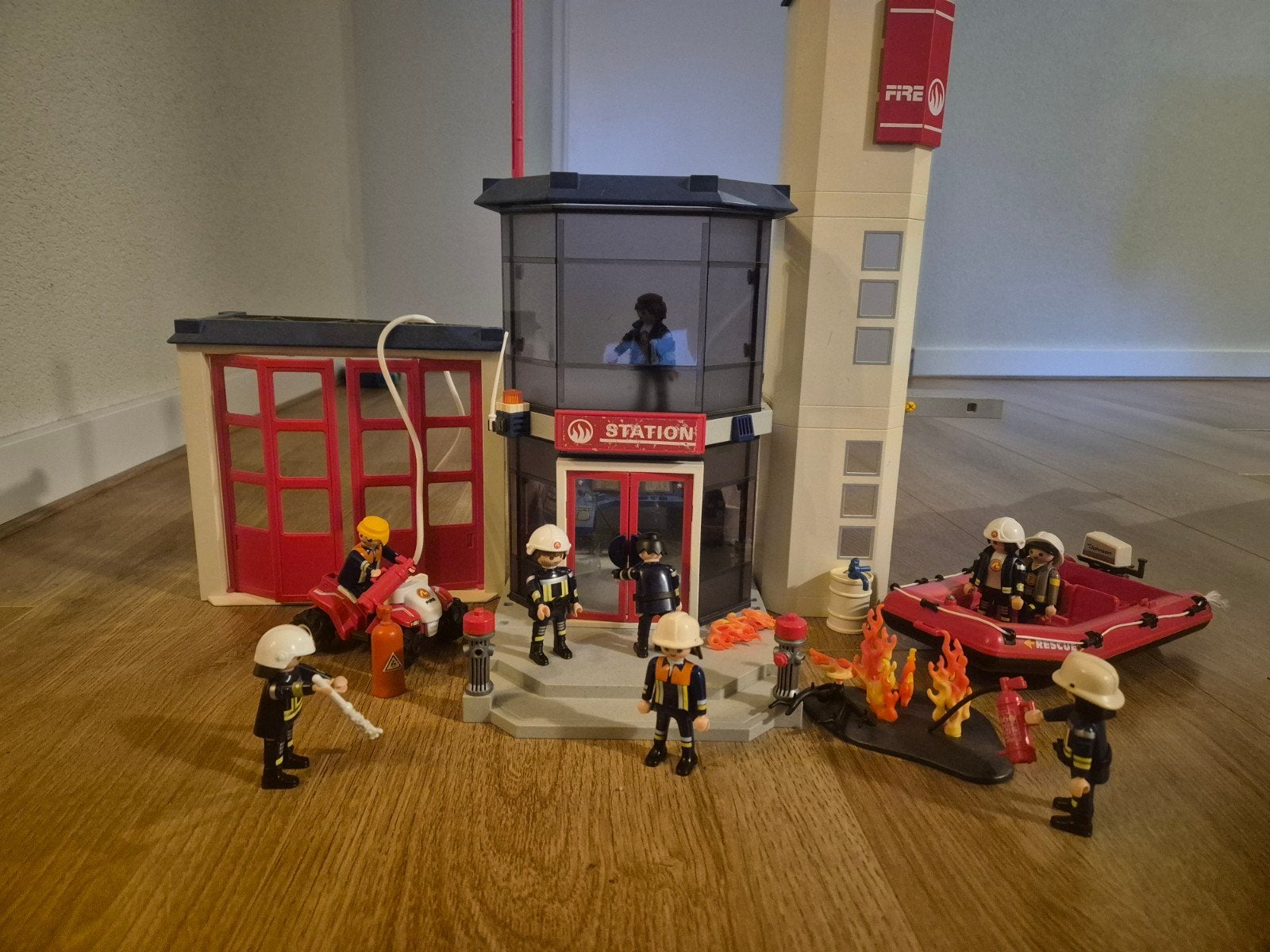 PLAYMOBIL Brandweerkazerne, Ophalen, Gebruikt, Jongen of Meisje
