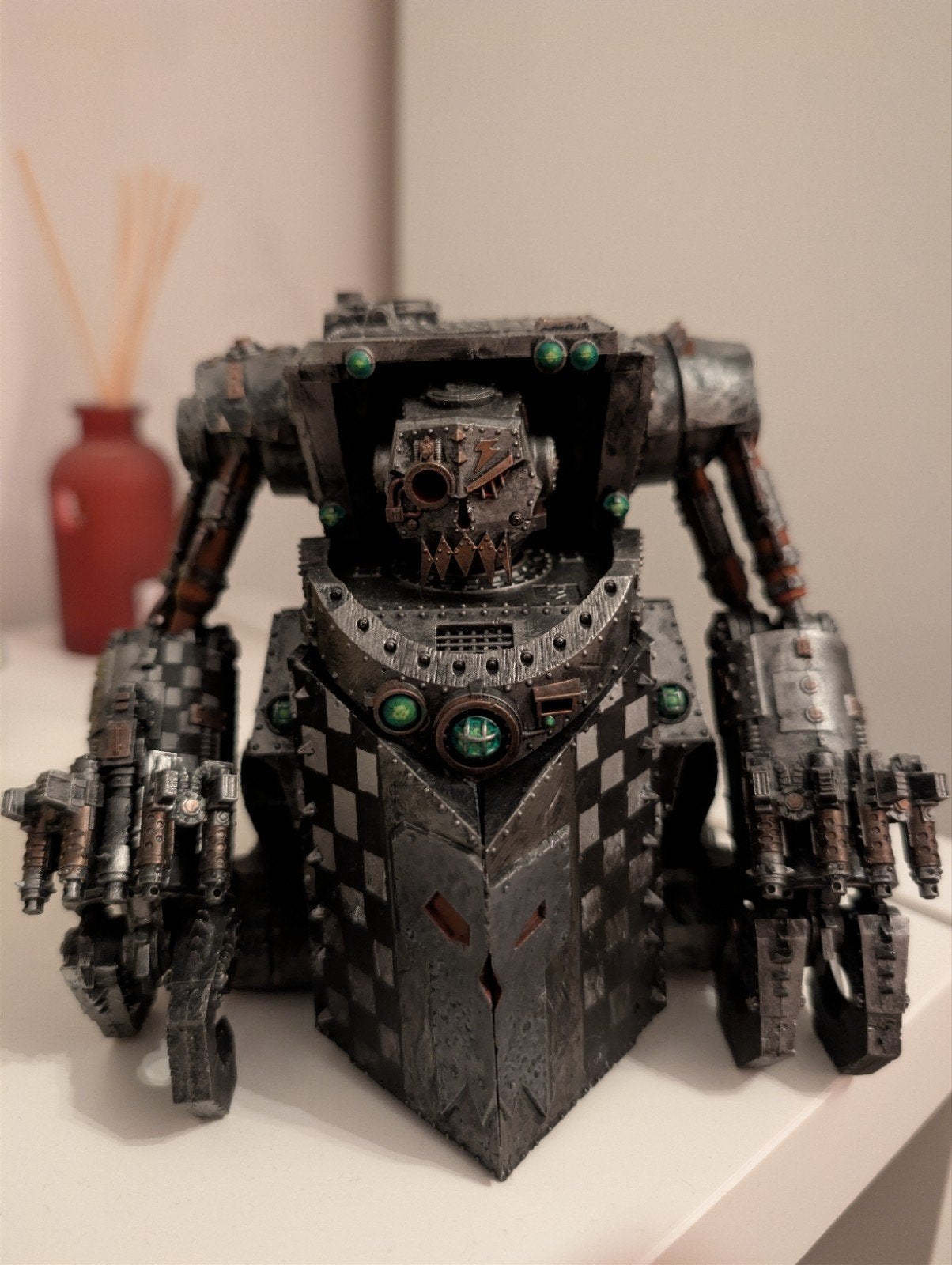 Warhammer 40K Orks: Gork/Morkanout, Deff Dread, Killa Kans, Ophalen, Figuurtje(s), Geverfd, Warhammer 40000