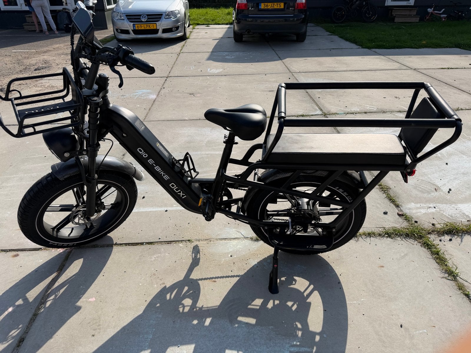 OIO E-BIKE DUXI - Elektrische Fiets met Kinderzitje, Zo goed als nieuw, 51 tot 55 cm, 50 km per accu of meer, Ophalen