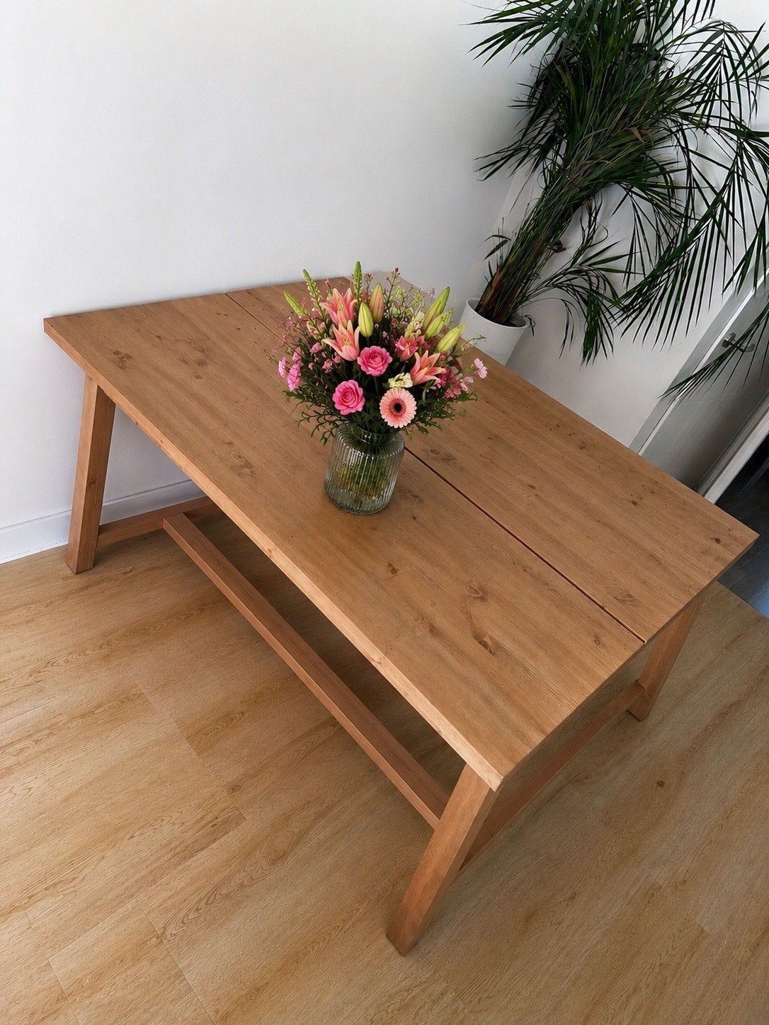 IKEA uitschuifbare tafel, Ophalen, Nieuw, 50 tot 100 cm, Vijf personen of meer