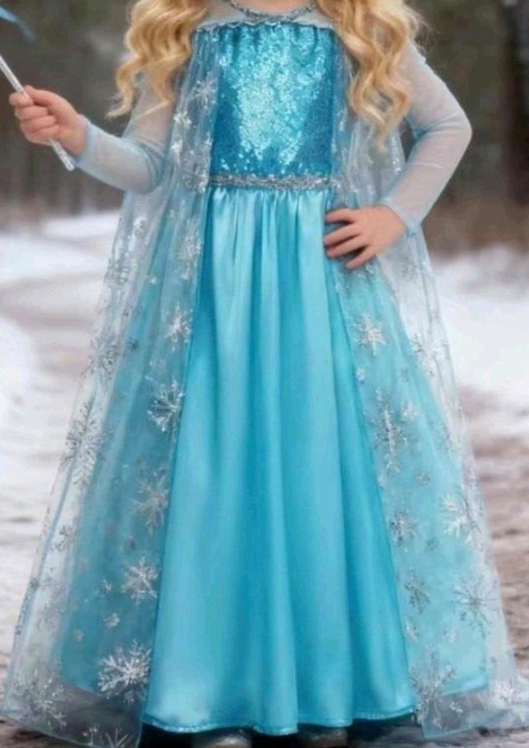 Frozen Elsa jurk maat 134/140 NIEUW, Ophalen of Verzenden, Nieuw, 134 t/m 140, Meisje