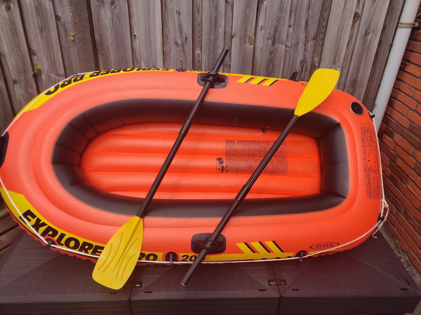 Rubber bood 2 personen., Ophalen, Opblaasbaar, Overige typen, Twee personen