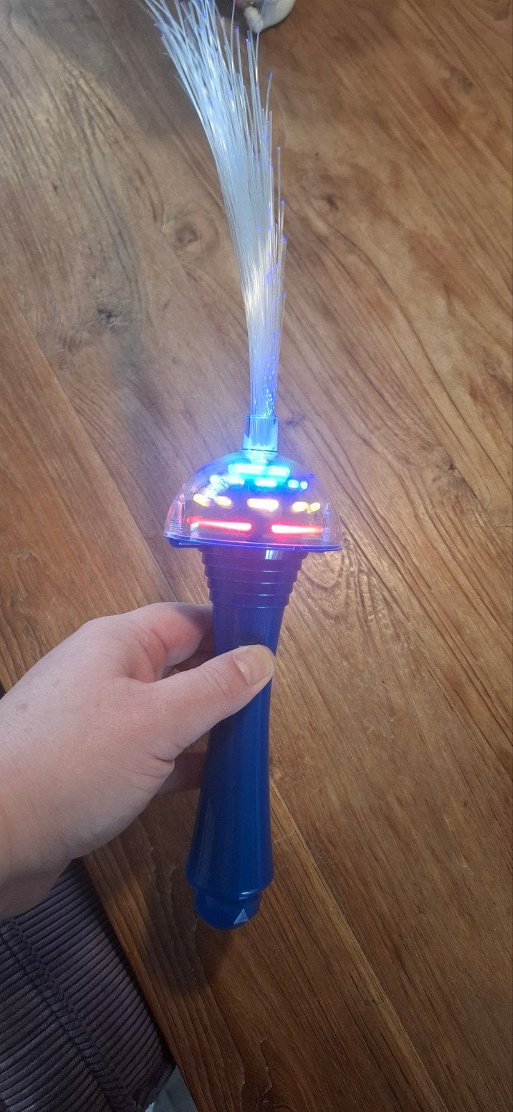 Lichtgevende Fiber Optic Wand, Ophalen of Verzenden, Zo goed als nieuw