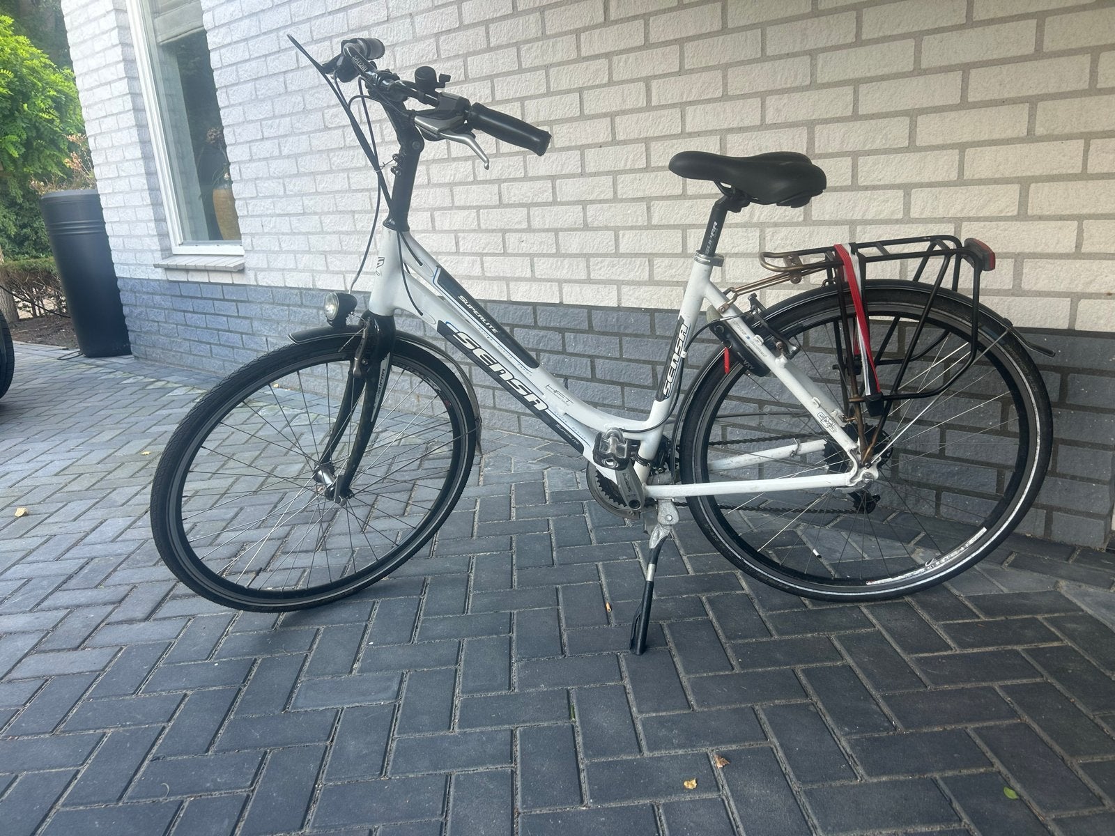 Sensa Superlite Damesfiets - Wit/Zwart, Shimano Deore, Velgrem, 50 tot 53 cm, Ophalen, Overige merken