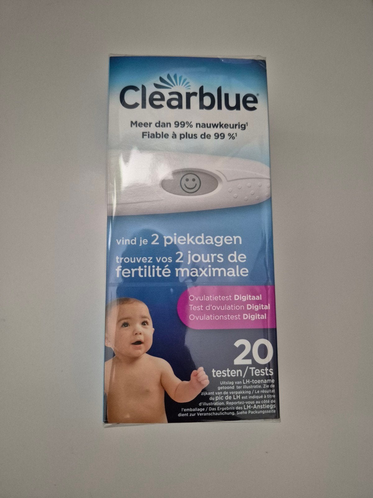 clearblue ovulatietesten 20 stuks nieuw in folie, Verzenden, Nieuw