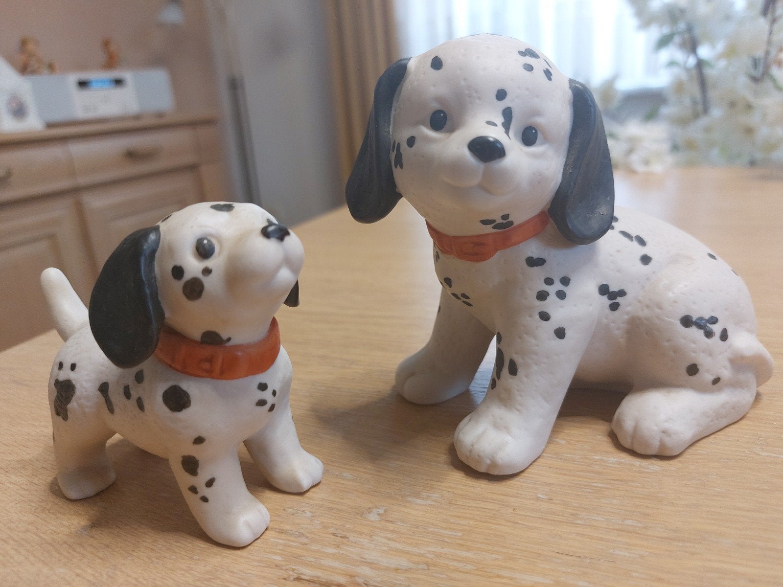 Nina Marco beeldjes Dalmatiërs, Verzamelen, Ophalen of Verzenden, Zo goed als nieuw, Dier