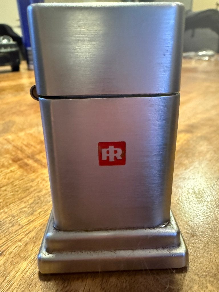 Zippo Barcroft nr. 4, Ophalen of Verzenden, Zo goed als nieuw, Aansteker