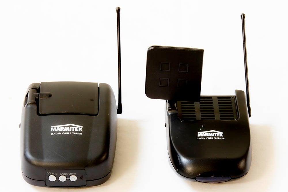 Marmitek 2.4 GHz cable tuner en video receiver, Audio, Tv en Foto, Versterkers en Receivers, Gebruikt, Minder dan 60 watt, Overige merken