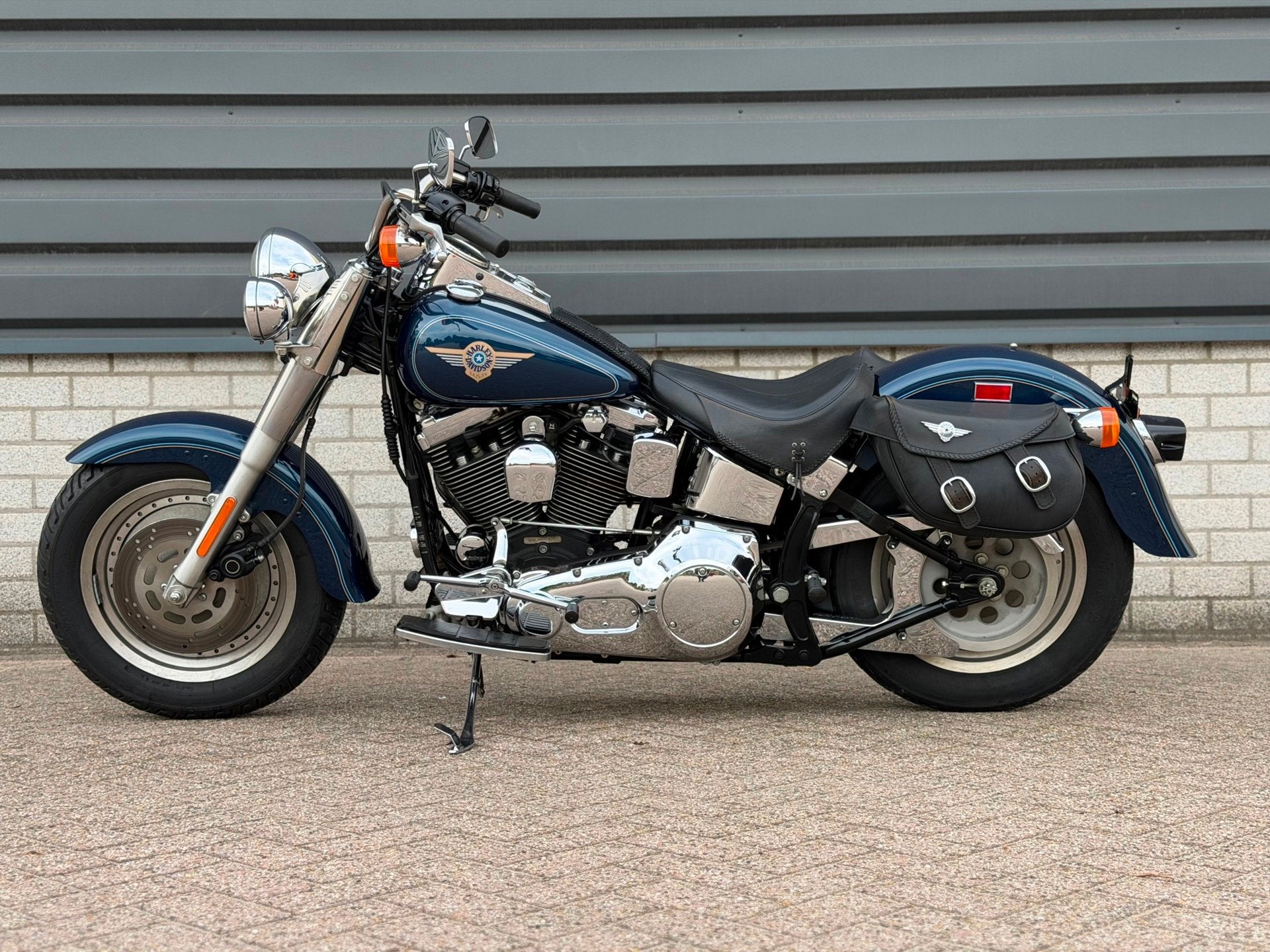 Harley Davidson FLSTF Fat Boy Softail EVO 1340|TOPSTAAT 12.0, Sportuitlaat, 1338 cc, Chopper, Meer dan 35 kW