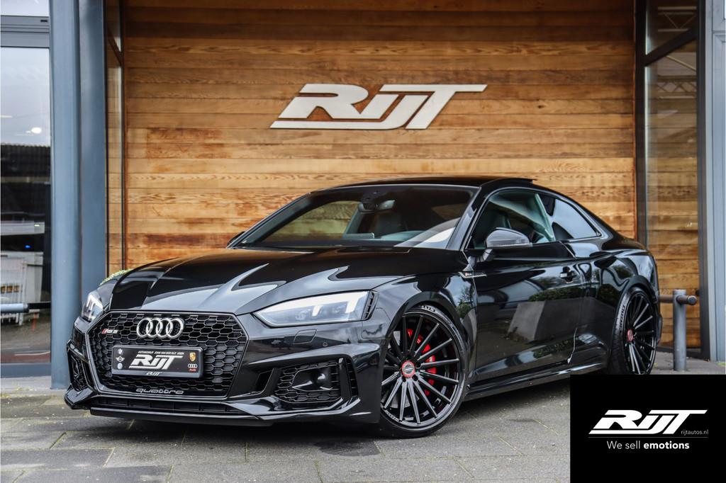 Audi RS5 2.9 V6T Quattro *Vossen/PPF/Pan.dak/Massage/B&O/HUD, Auto's, Audi, Automaat, 4 stoelen, RS5, Zwart