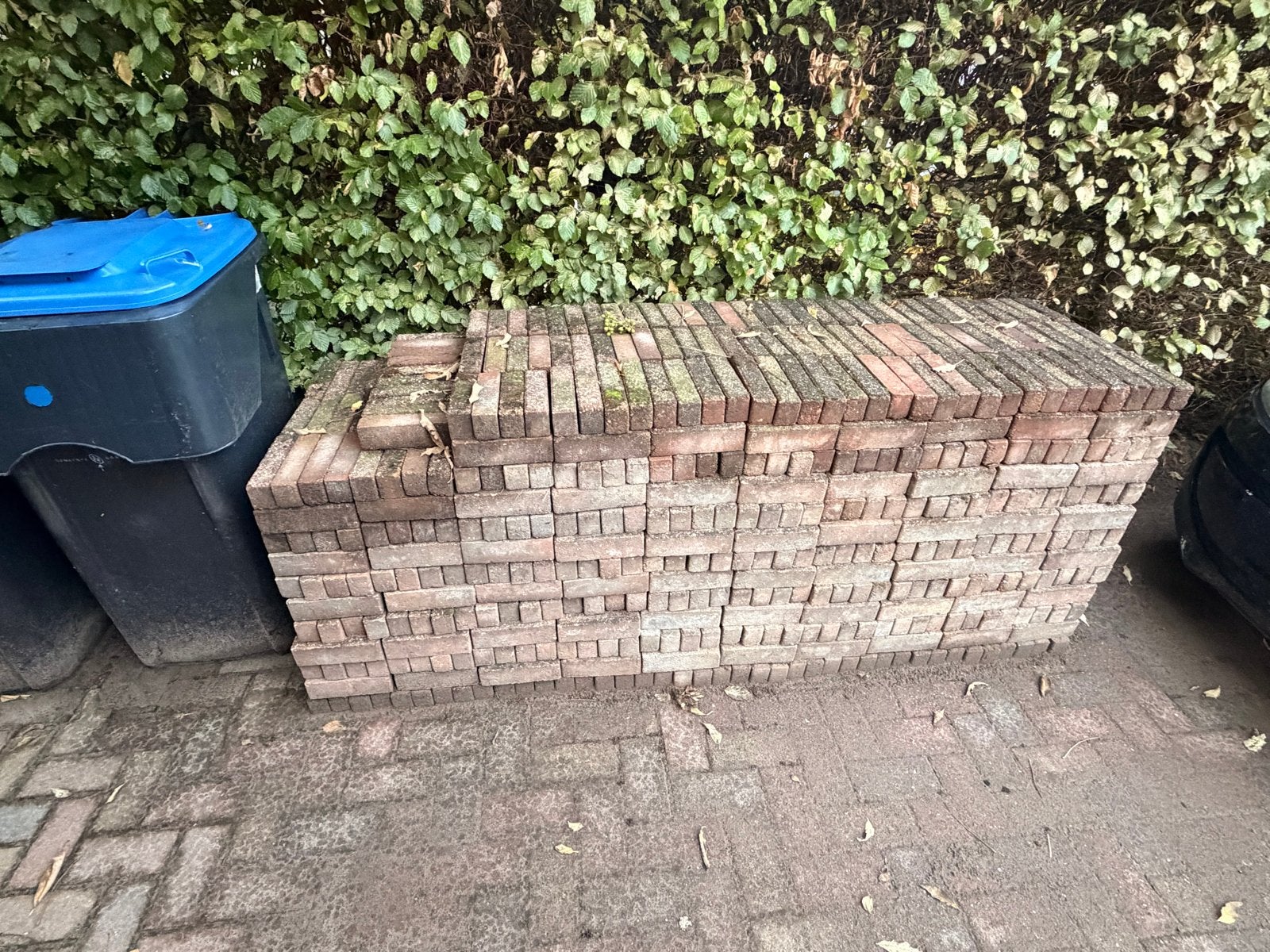 Gebruikte straatklinkers - ca. 6m³ beschikbaar, Ophalen, Gebruikt, Keramiek, Klinkers