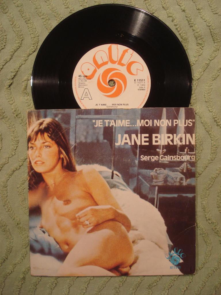 Jane Birkin Serge Gainsbourg 7": Je t’aime Moi non plus (UK), 7 inch, Single, Ophalen of Verzenden, Zo goed als nieuw