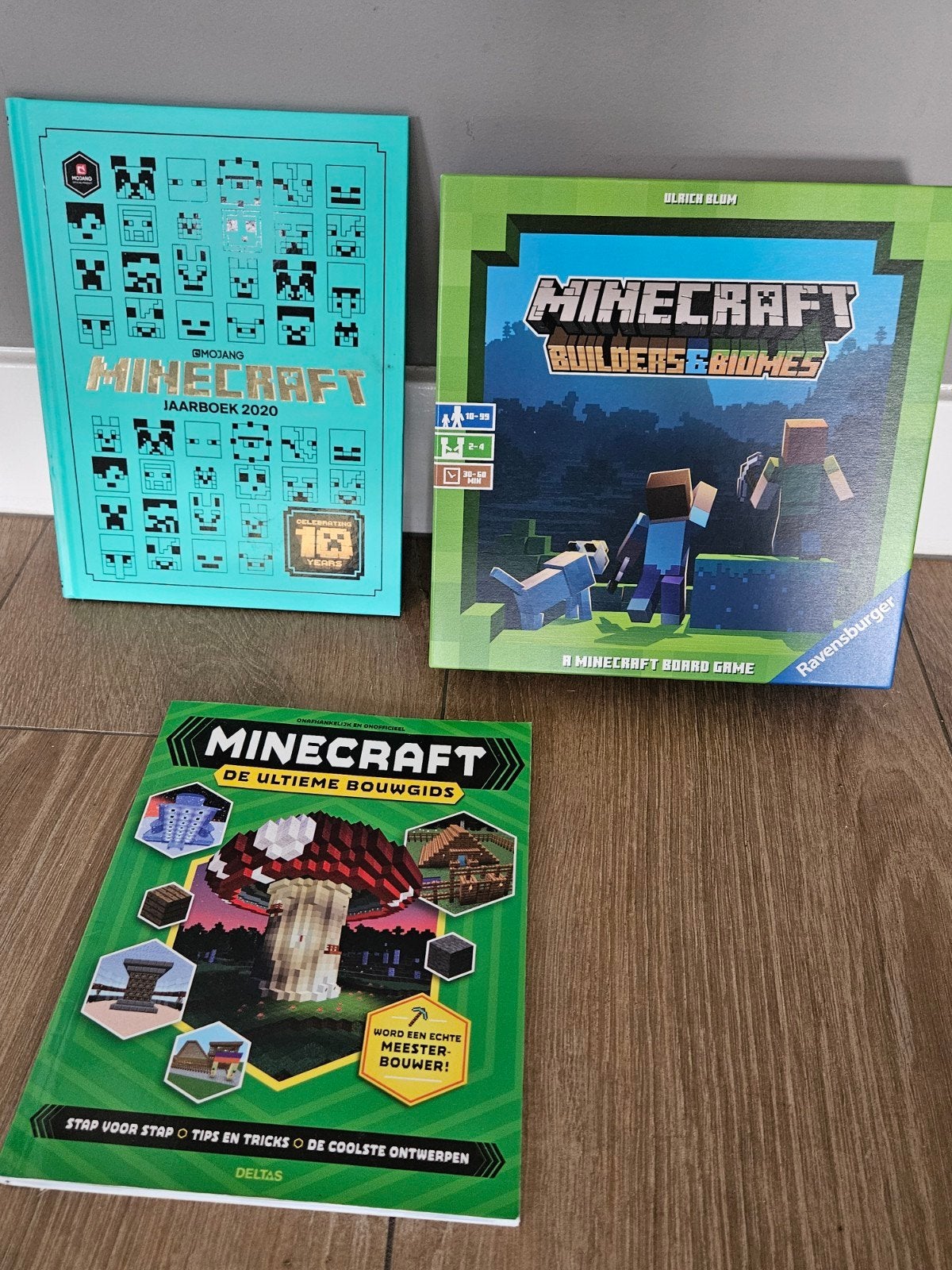 minecraft spel en boeken spelletje Ravensburger game, Ophalen of Verzenden, Kwartet(ten)
