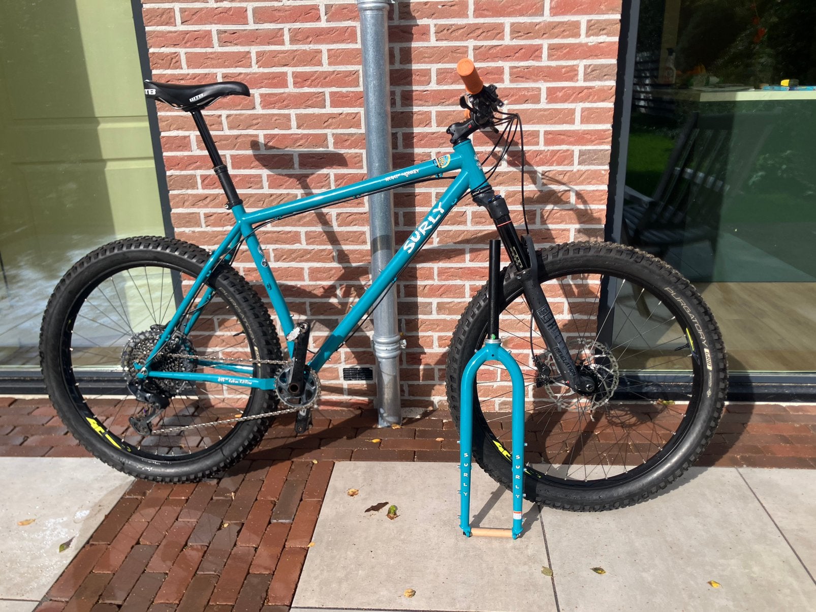 Surly Karate Monkey XL - Sram GX - Hope - bikepacking trail, Gebruikt, 57 cm of meer, Hardtail, Schijfrem