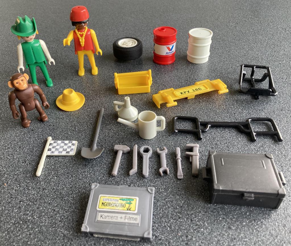 Playmobil onderdelen uit de set 3528 3189 3532 exped. wild., Ophalen of Verzenden