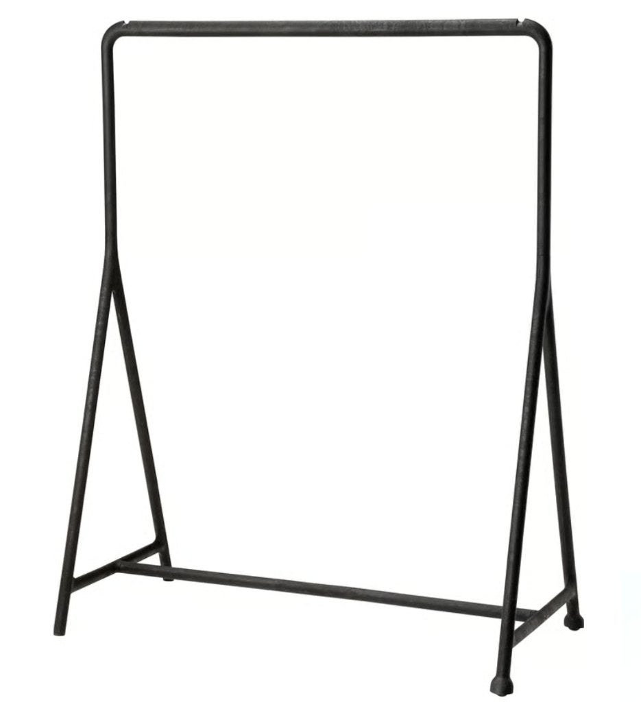 IKEA TURBO Clothes Rack, Black, Huis en Inrichting, Woonaccessoires | Kapstokken, Ophalen, 100 tot 150 cm, Zo goed als nieuw, Metaal