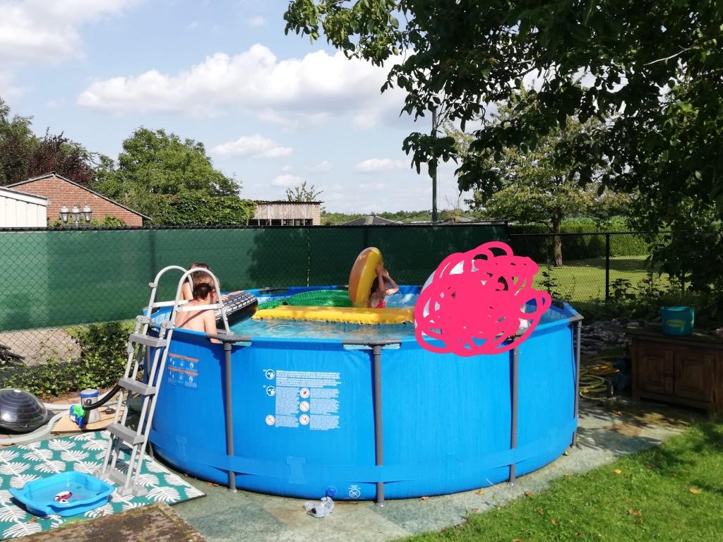 Zwembad 3.66 x 1.00, Ophalen, Gebruikt, 80 tot 120 cm, Rond