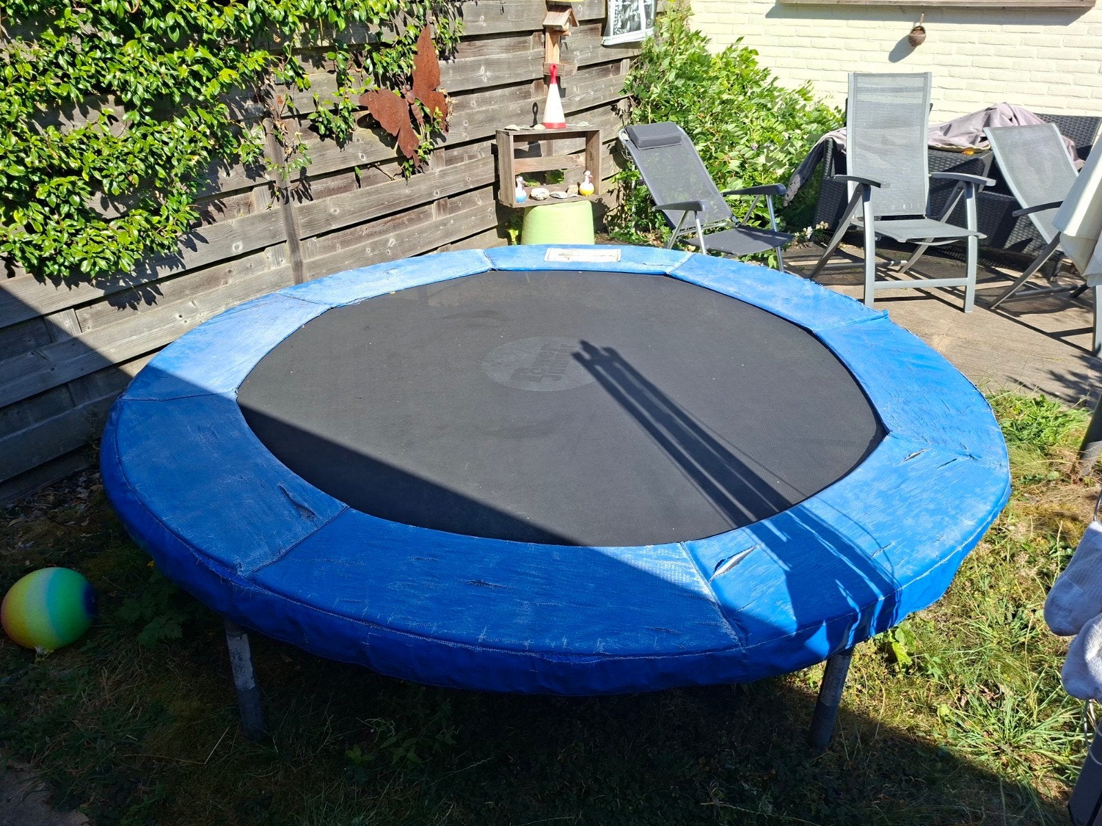 GRATIS: Trampoline voor de tuin, Kinderen en Baby's, Speelgoed | Buiten | Trampolines, Ophalen of Verzenden, Gebruikt