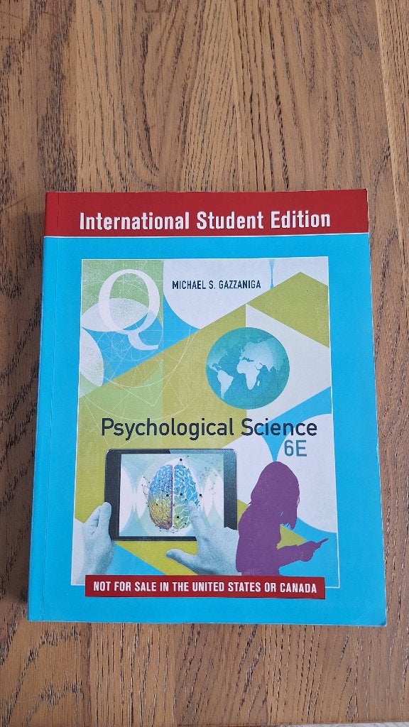 Psychological Science, Boeken, Ophalen of Verzenden, Gazzaniga, Alpha, WO