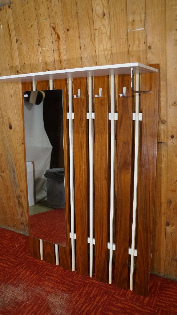 Retro Spiegel kapstok Wandspiegel Hal Meubel wandkapstok, Huis en Inrichting, Woonaccessoires | Kapstokken, Gebruikt, 100 tot 150 cm
