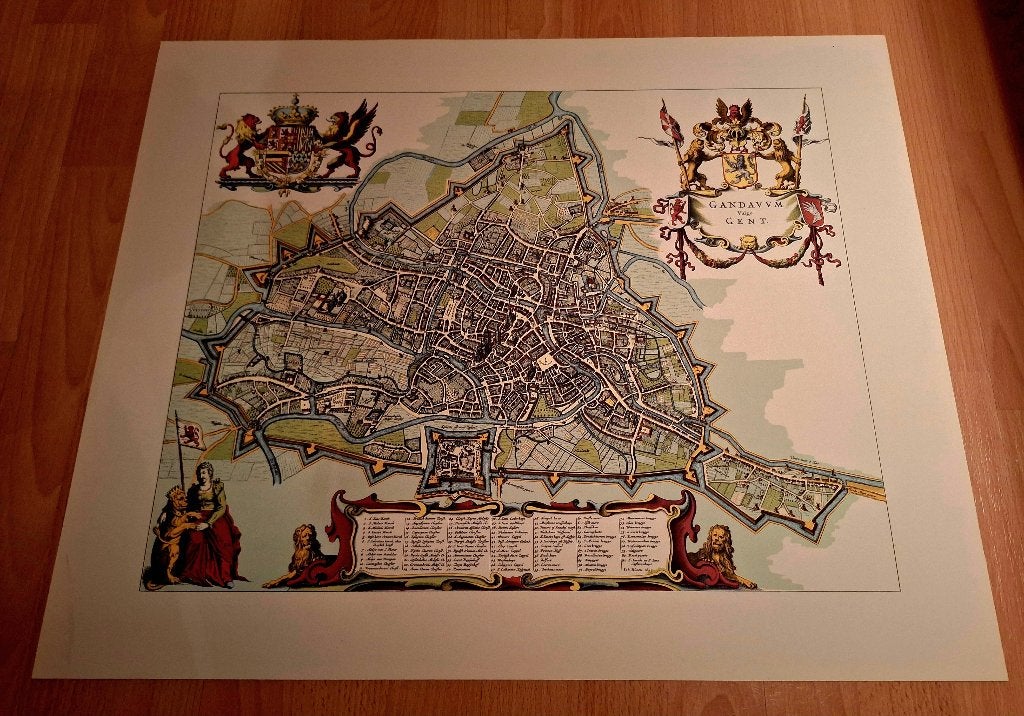 Oude land- en stadskaarten uit 1649, Boeken, Atlassen en Landkaarten, Gelezen, Ophalen of Verzenden, Landkaart, 1800 tot 2000
