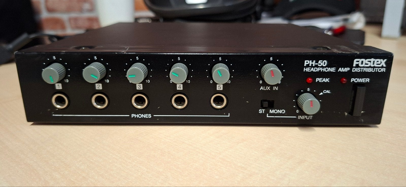 Fostex PH-50 Hoofdtelefoon Versterker Distributeur, Muziek en Instrumenten, Mengpanelen, Ophalen of Verzenden