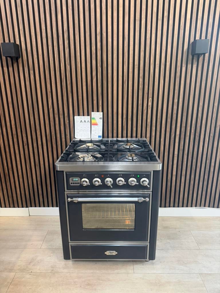 Mooie Antraciet Boretti Majestic Fornuis (Gratis bezorgen), Witgoed en Apparatuur, Fornuizen, 5258sh, Gebruikt, Energieklasse A of zuiniger